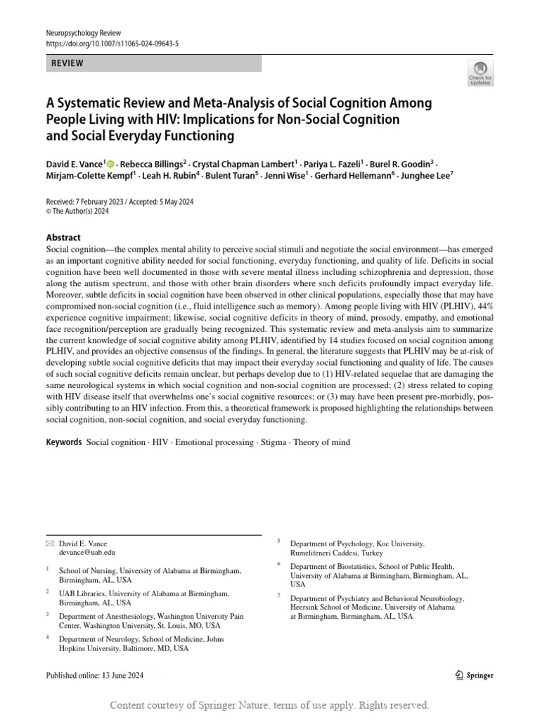 12.A Systematic Review and Meta-Analysis of Social Co | PDF | Empathy ...