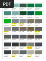 Siemens Grey Color Codes Guide | PDF | Blue | Grey