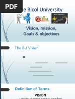 Bicol University Vision, Mission, and Goals | PDF | Economic ...