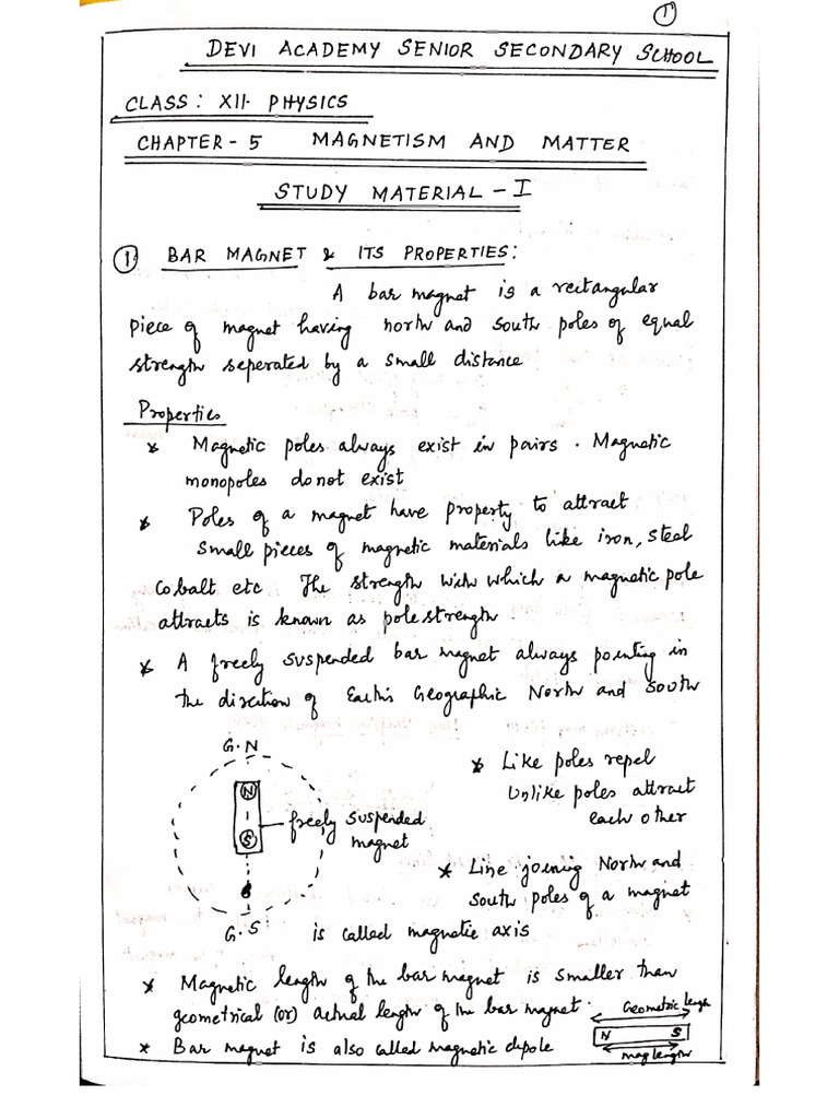 Study Material 1 | PDF