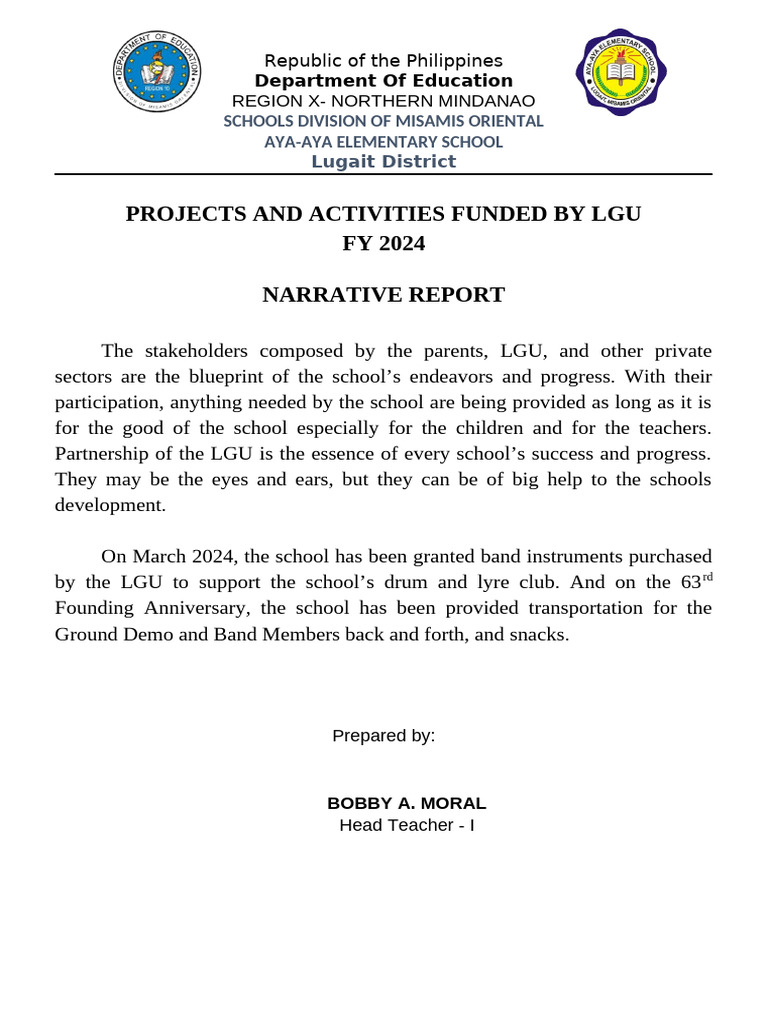 Projects and Activities 2 | PDF