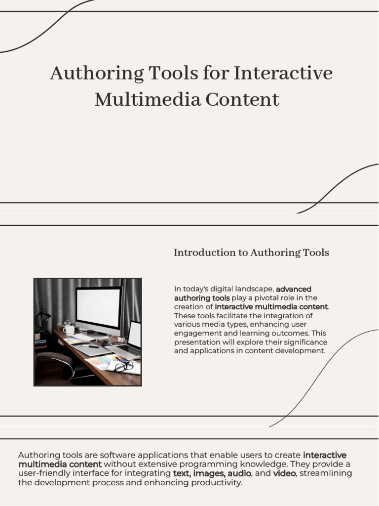 Authoring Tools for Multimedia Content | PDF | Multimedia | Usability