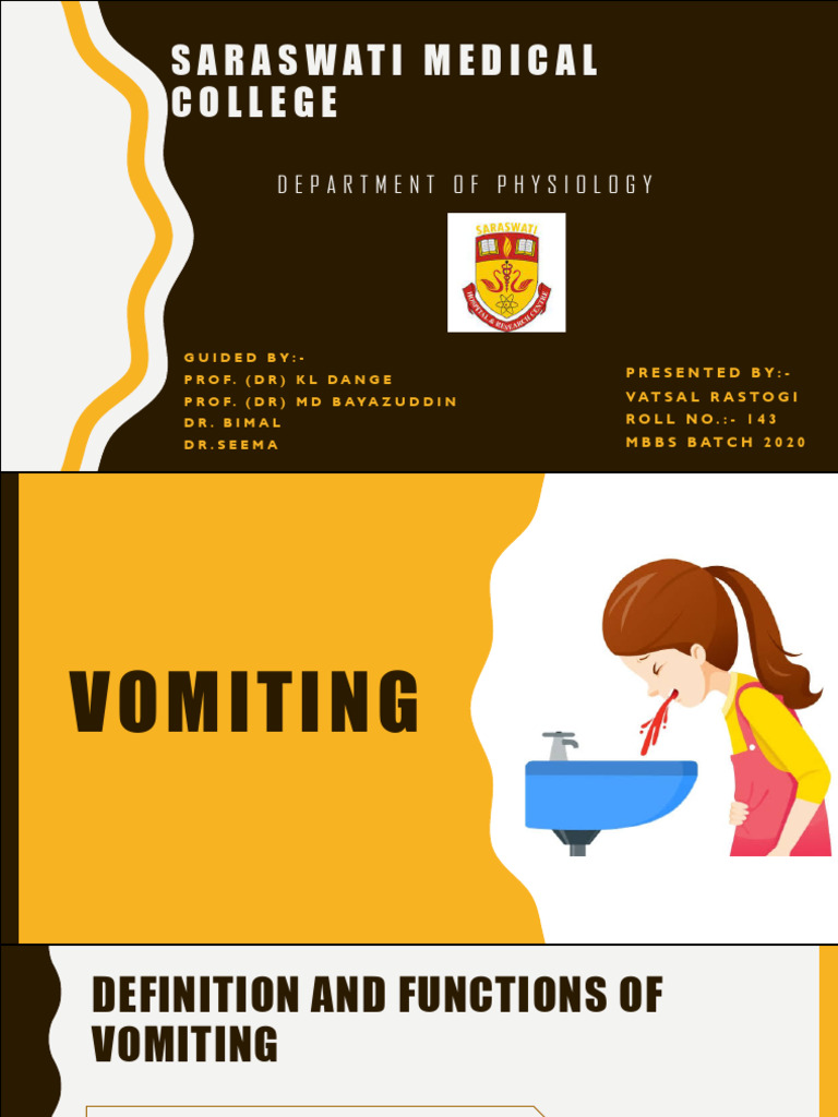 Understanding Vomiting: Mechanisms & Types | PDF