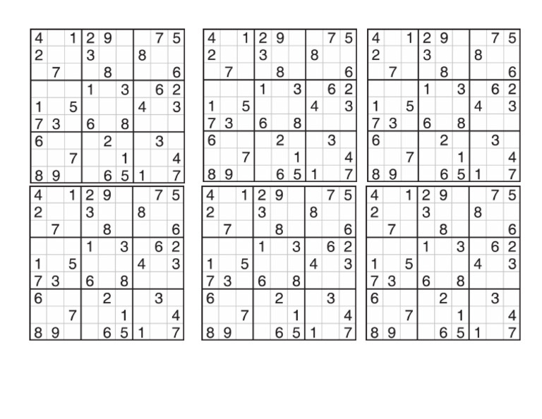Sudoku 9x9 | PDF