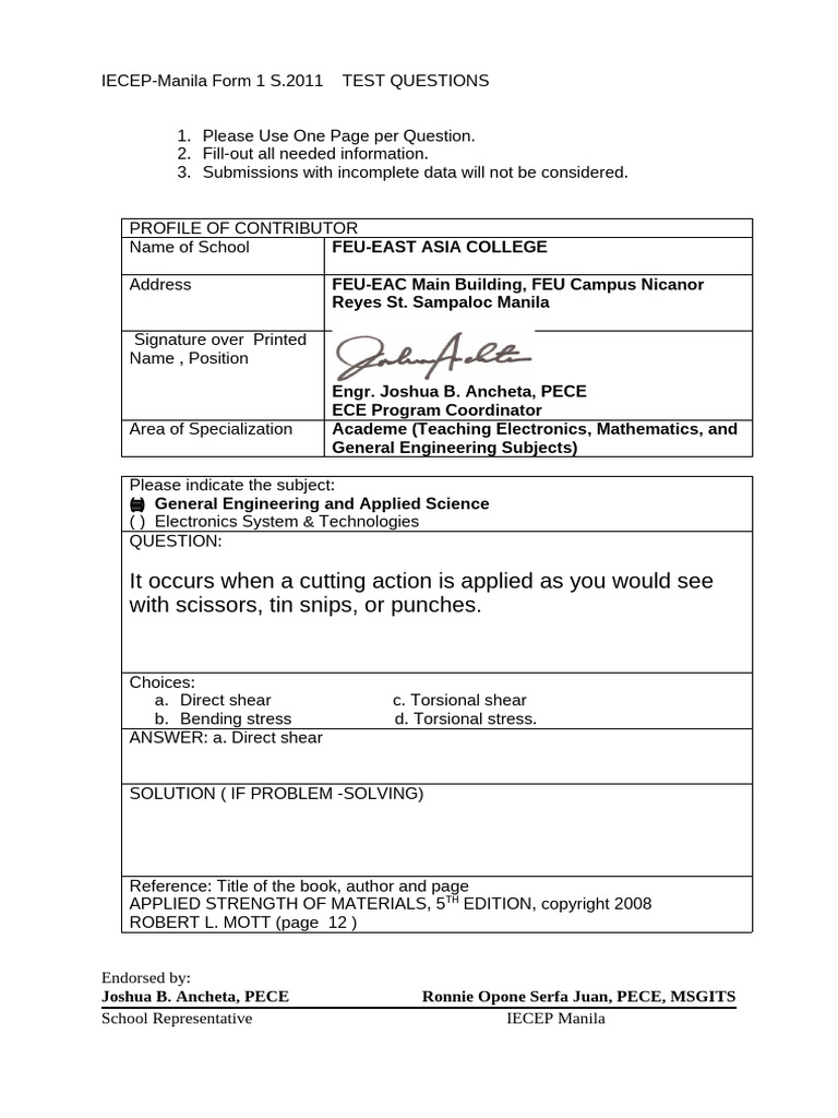 Feu Geas Strength | PDF | Deformation (Engineering) | Yield (Engineering)