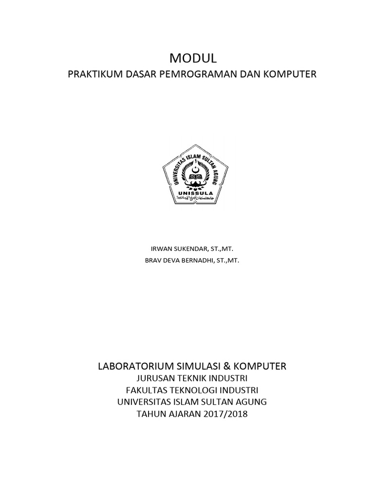 Modul Praktikum Pemrograman Dasar | PDF