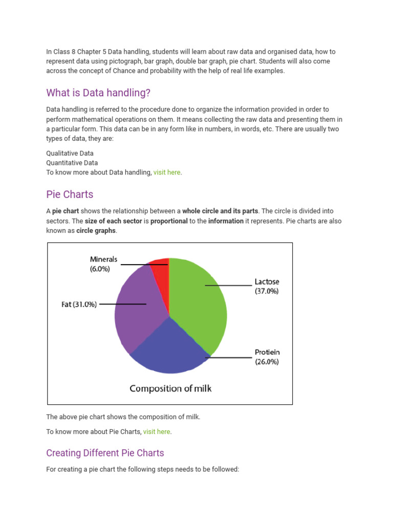 Data Handling Class 8 Notes Chapter 5 | PDF | Probability | Experiment