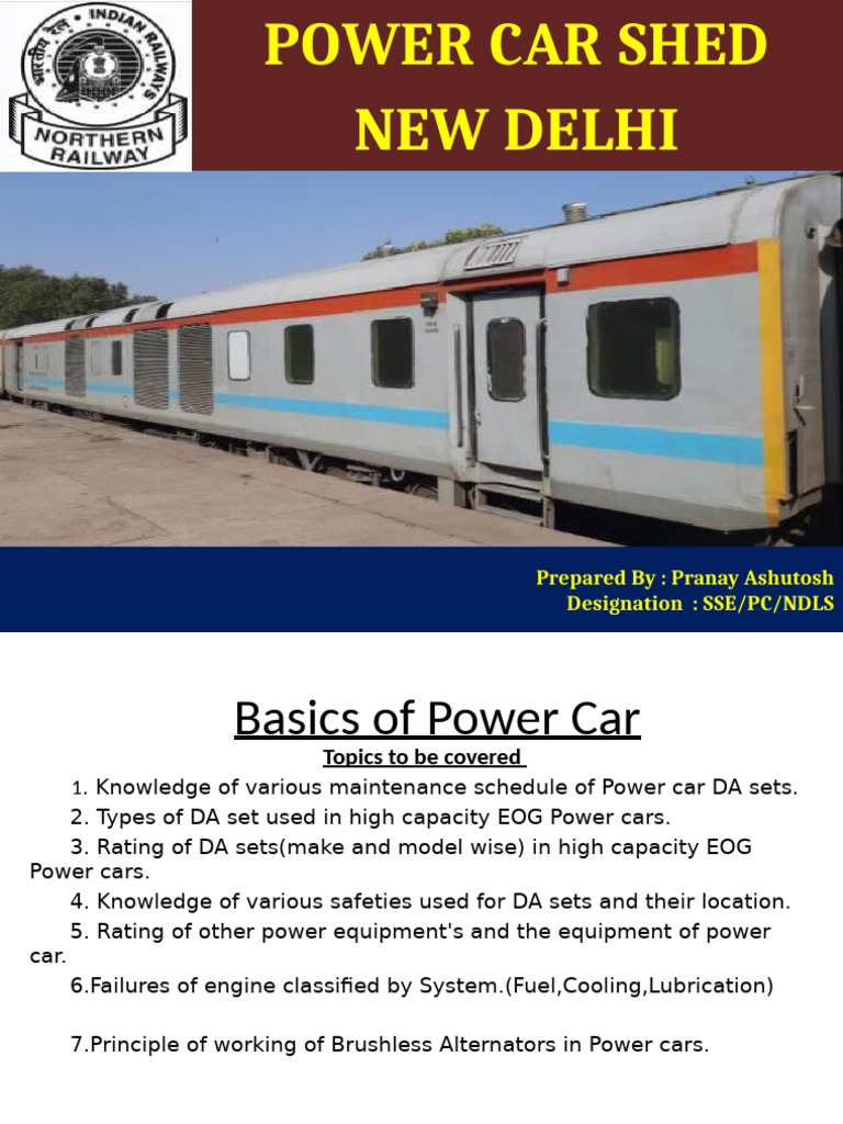 Power Car Maintenance Guidelines | PDF | Radiator | Electrical Components