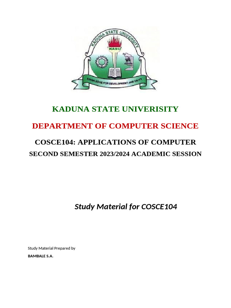 Application of computer pdf microsoft word graphical user interfaces