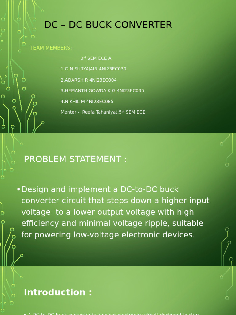 Efficient DC-DC Buck Converter Design | PDF | Direct Current ...
