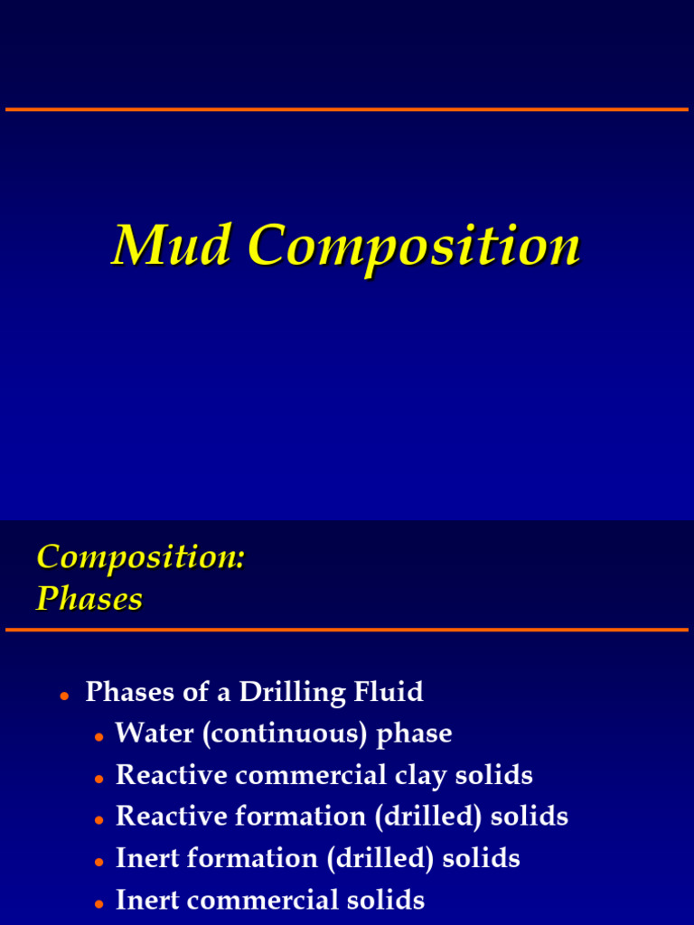 Drilling mud composition pdf sodium chloride chloride