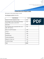 Project Cookie Cost Break Down