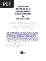 Japanese Psychedelic, Progressive, Experimental & Heavy Rock - by ...