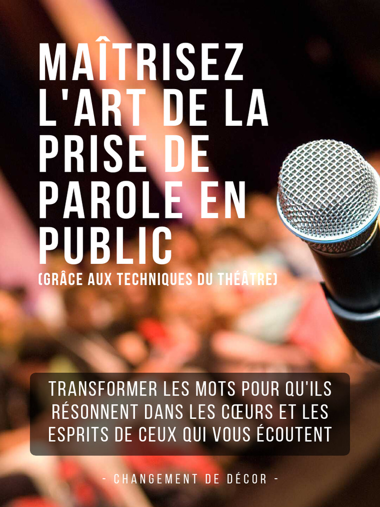 Maîtriser la Prise de Parole en Public | PDF | Communication non ...