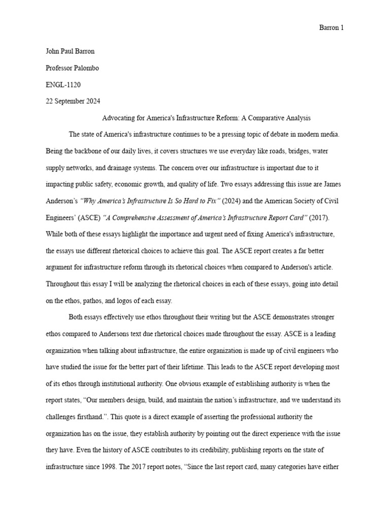 Paper 1 Comparative Analysis | PDF | Credibility | Essays