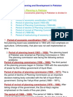 Economic Planning and Development in Pakistan