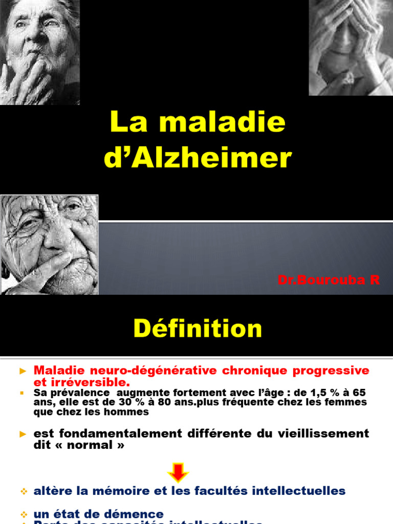 Physiopathologie de la maladie d'Alzheimer | PDF | Maladie d'Alzheimer ...