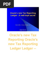 Oracle EBtax - Tax Reporting Ledger