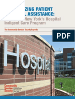 Incentivizing Patient Financial Assistance: How to fix New York’s Hospital Indigent Care Program