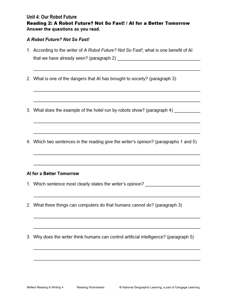 Reflect RW 4 Unit 04 Reading 02 | PDF