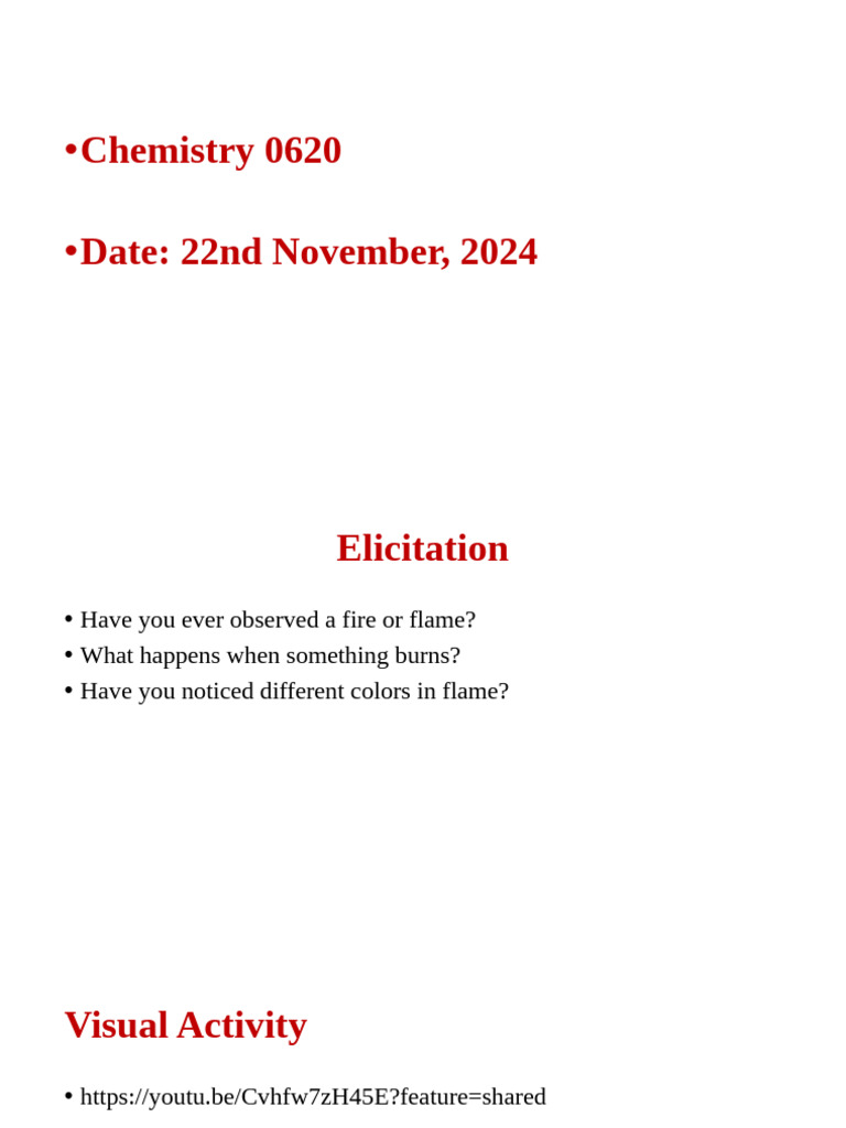 Flame Test | PDF