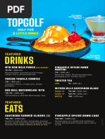 Topgolf Menu and Pricing Details | PDF | Hamburgers | Anheuser Busch Brands