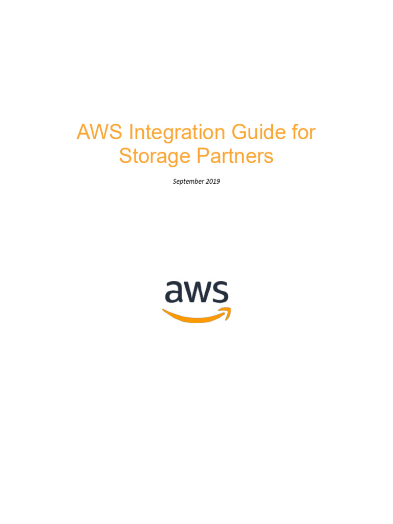AWS Best Practices For Storage Partners | PDF | Amazon Web Services ...
