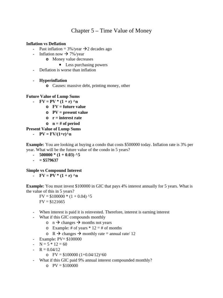 Understanding Time Value of Money | PDF
