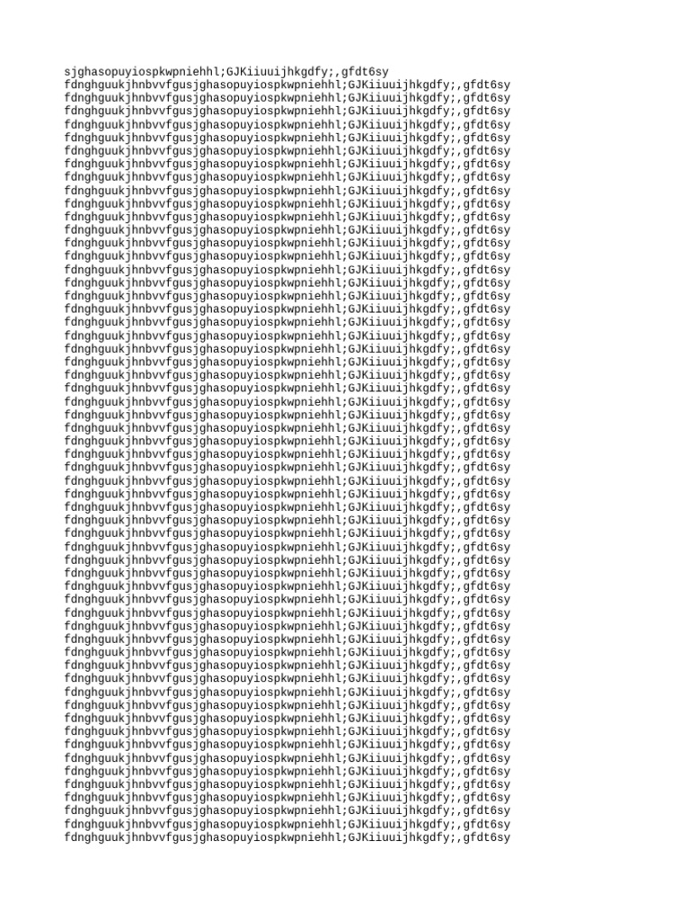 Random Text Document Analysis | PDF