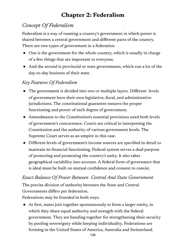 Understanding Federalism in India | PDF | Federalism | Federation