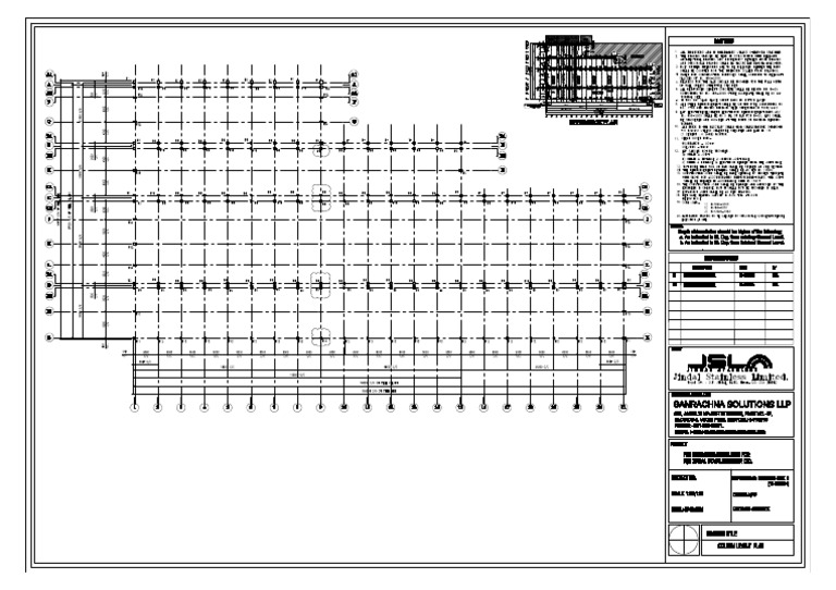 Column Layout Plan Rev.-3 (Shed) | PDF