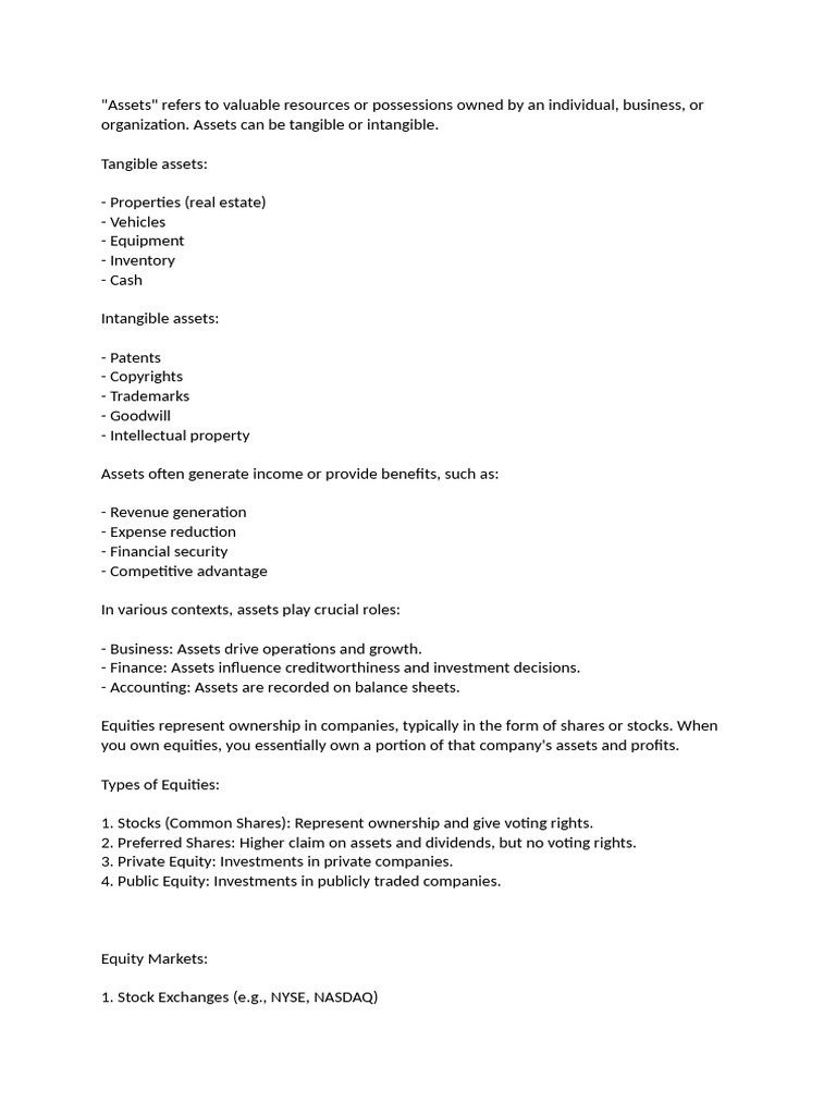 Assets | PDF