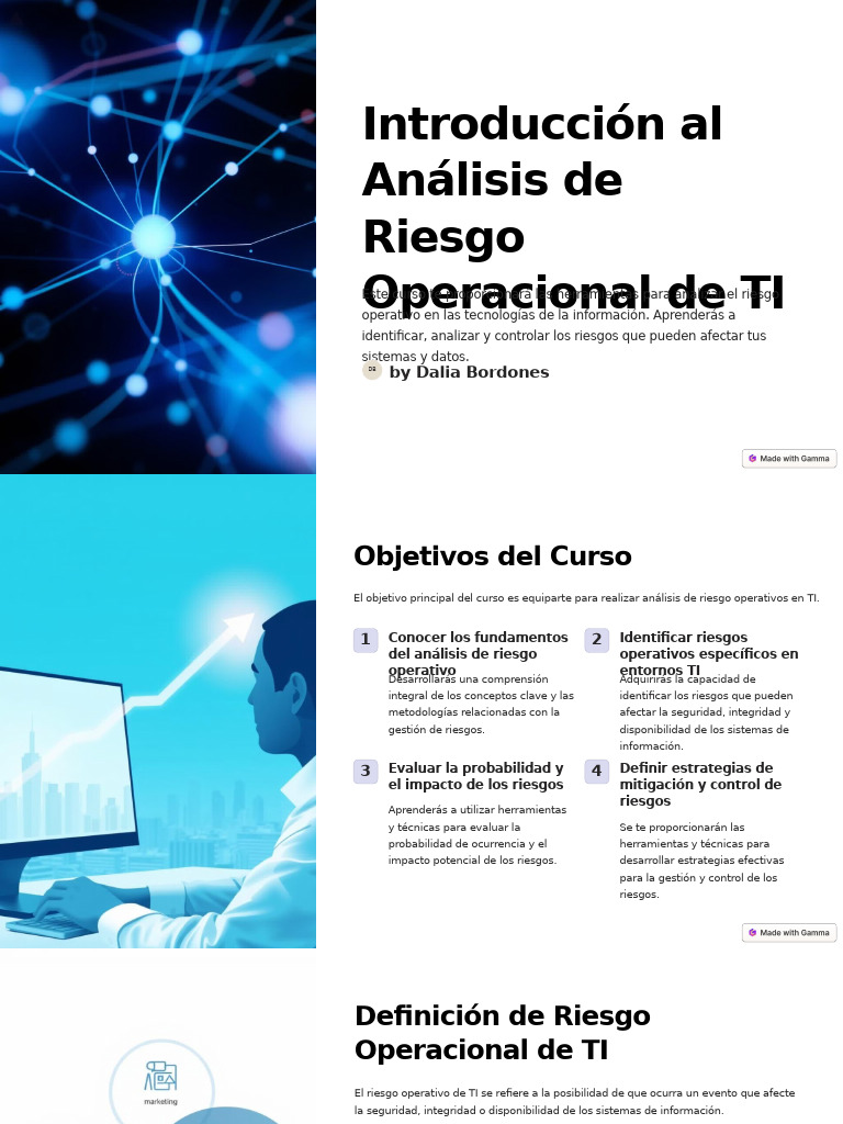 Análisis de Riesgos Operacionales en TI | PDF | Riesgo | Probabilidad