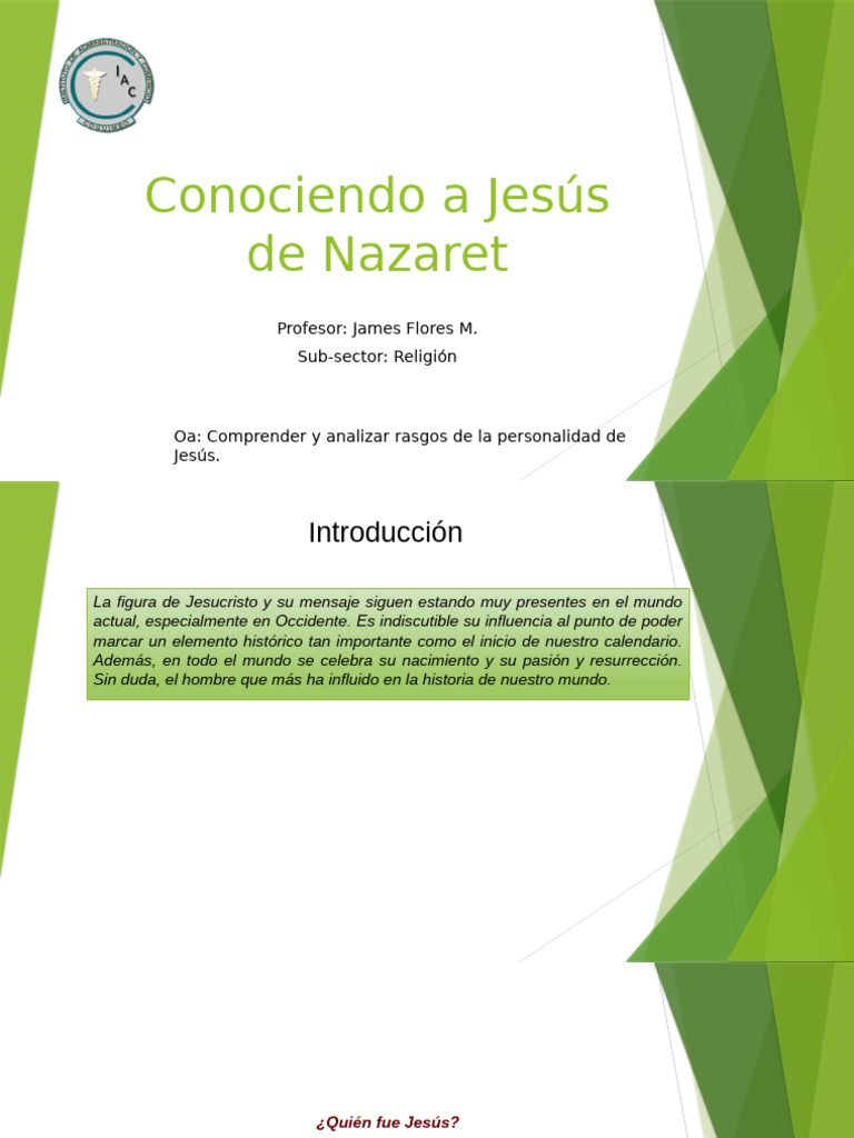Conociendo A Jesus de Nazaret 7c2ba A B y 8c2ba A | PDF | Jesús | La ...