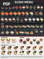 Itsu Menu Nutritional Information | PDF | Sushi | Asian Cuisine
