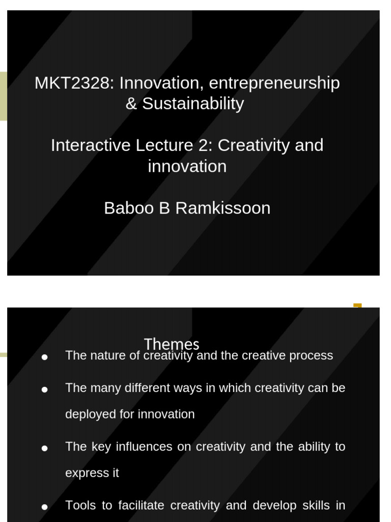 Creativity and Innovation in Business | PDF | Creativity | Innovation