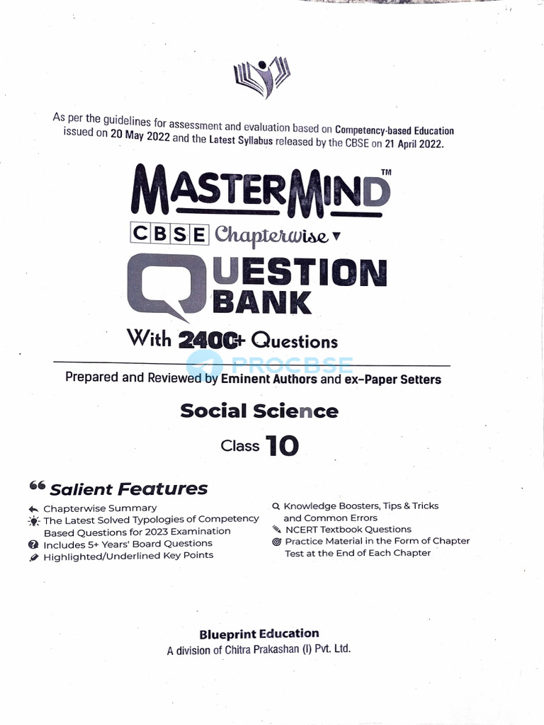 Mastermind SST QB @freekitaab10th | PDF
