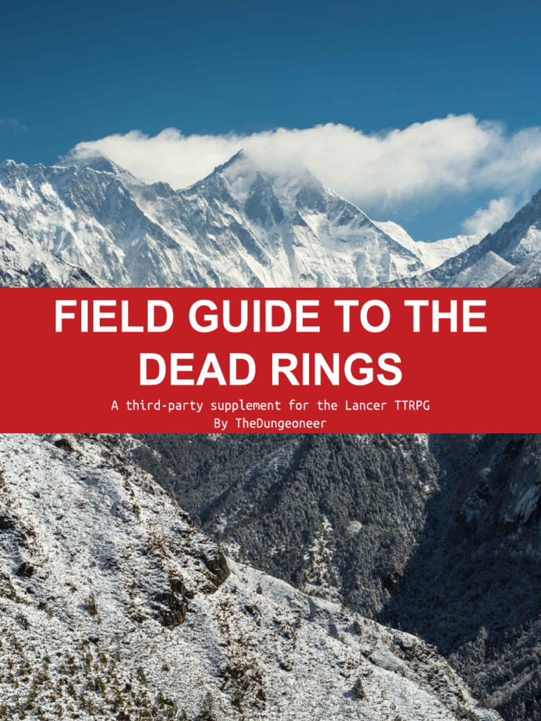 Field Guide To The Dead Rings 1.1 | PDF | Space Debris | Solar System