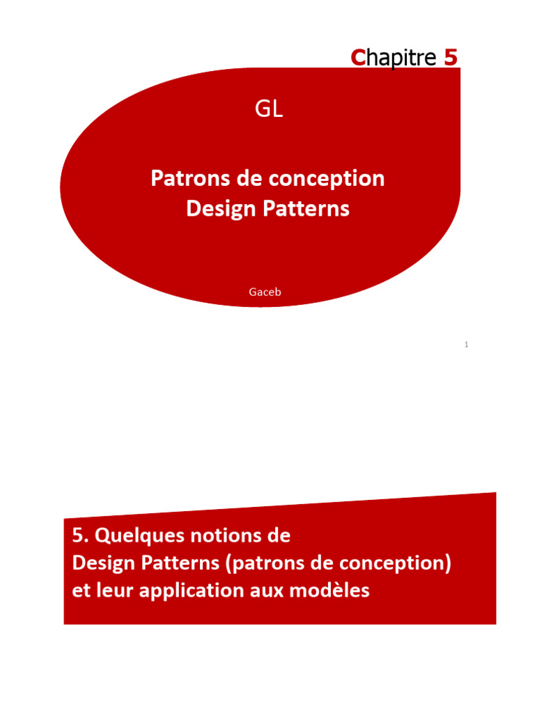 Introduction aux patrons de conception | PDF | Patron de conception ...