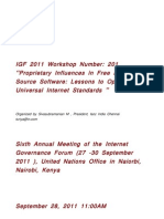 Transcript of Workshop No 201, IGF Kenya