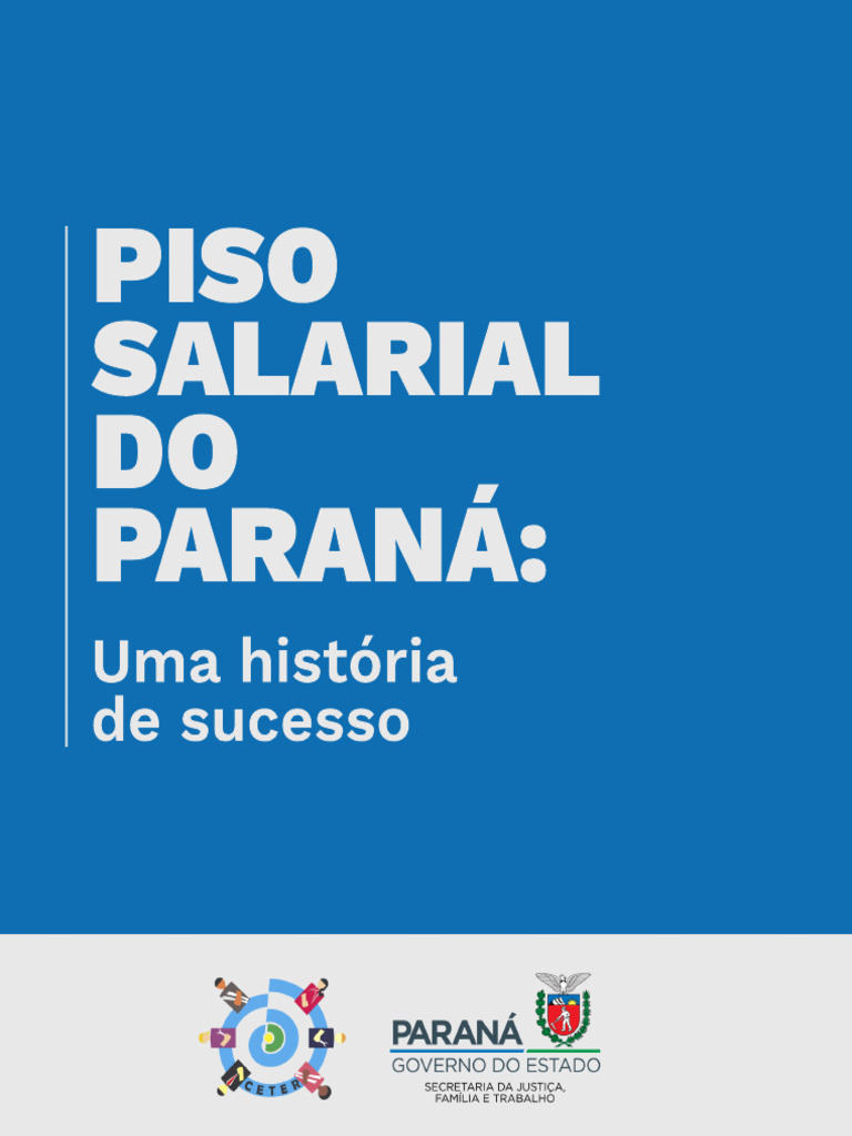 Evolução do Piso Salarial no Paraná | PDF
