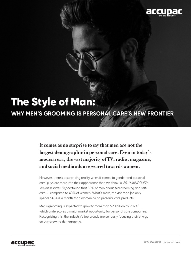 Men's Grooming: The New Personal Care Frontier | PDF