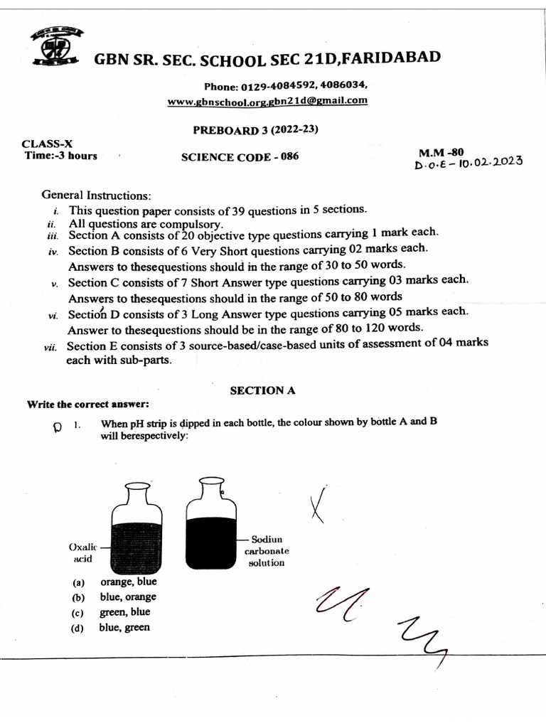 School Papers Science | PDF