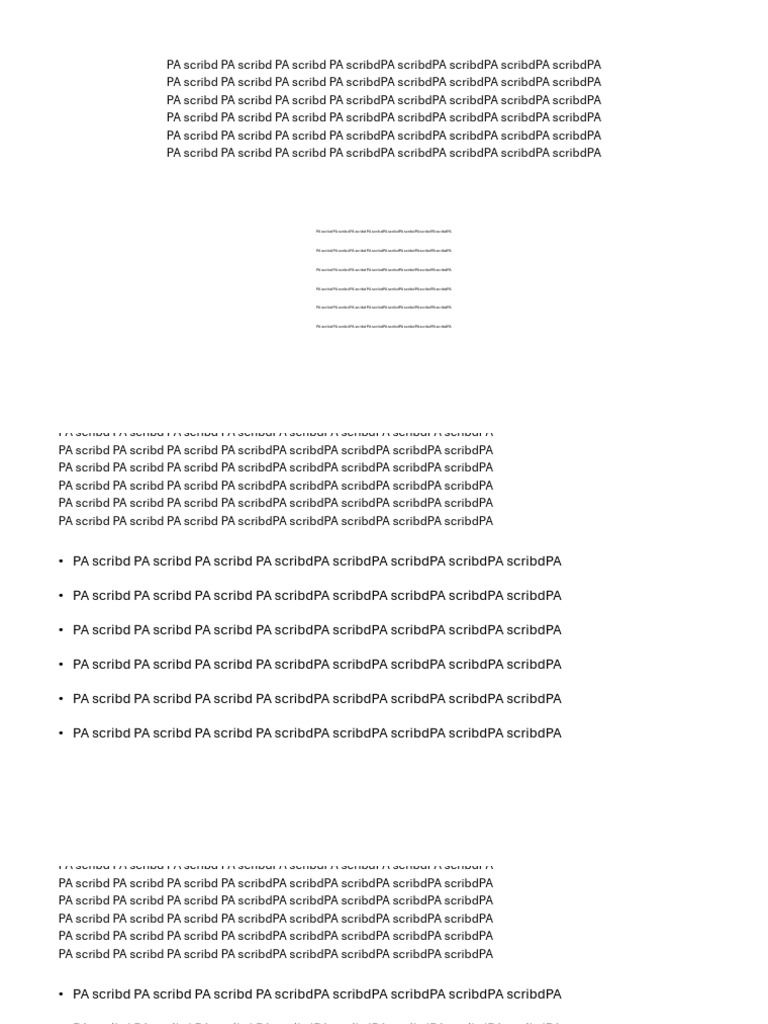 Scribd Placeholder Document | PDF