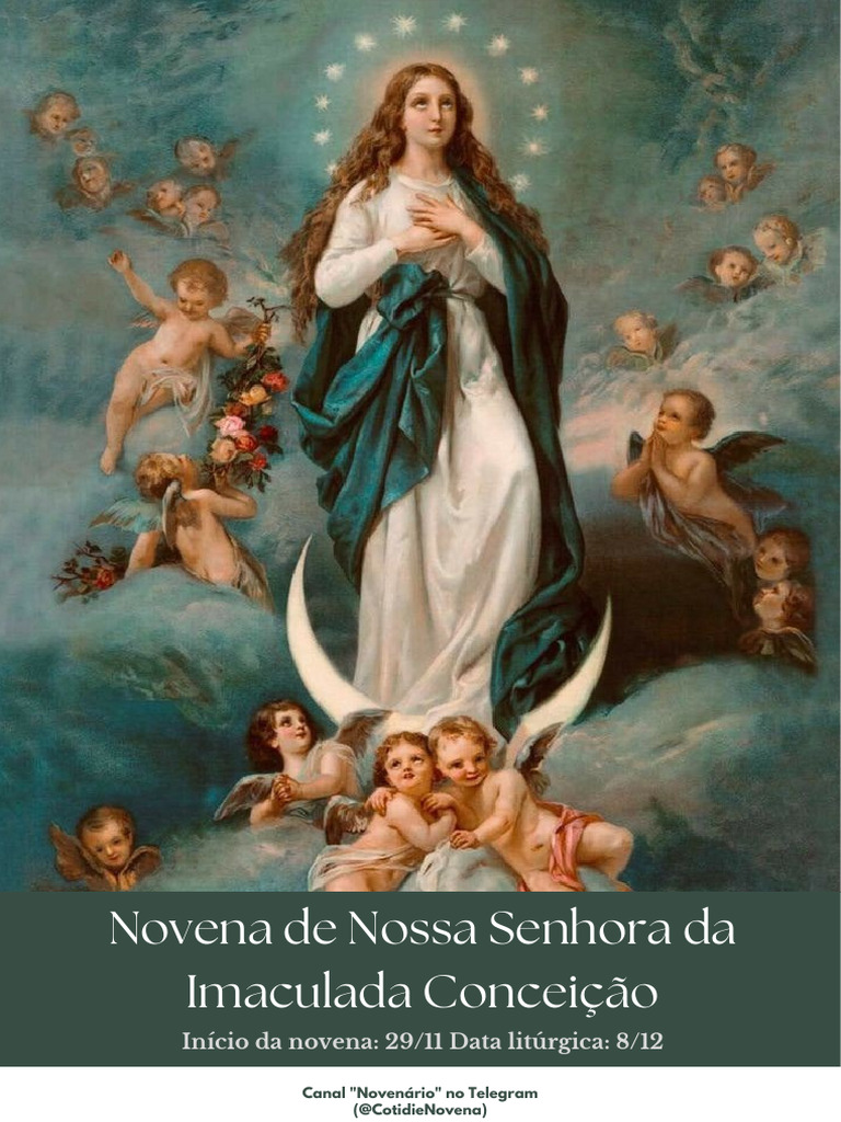 Novena da Imaculada Conceição | PDF | Maria, mãe de Jesus | Oração