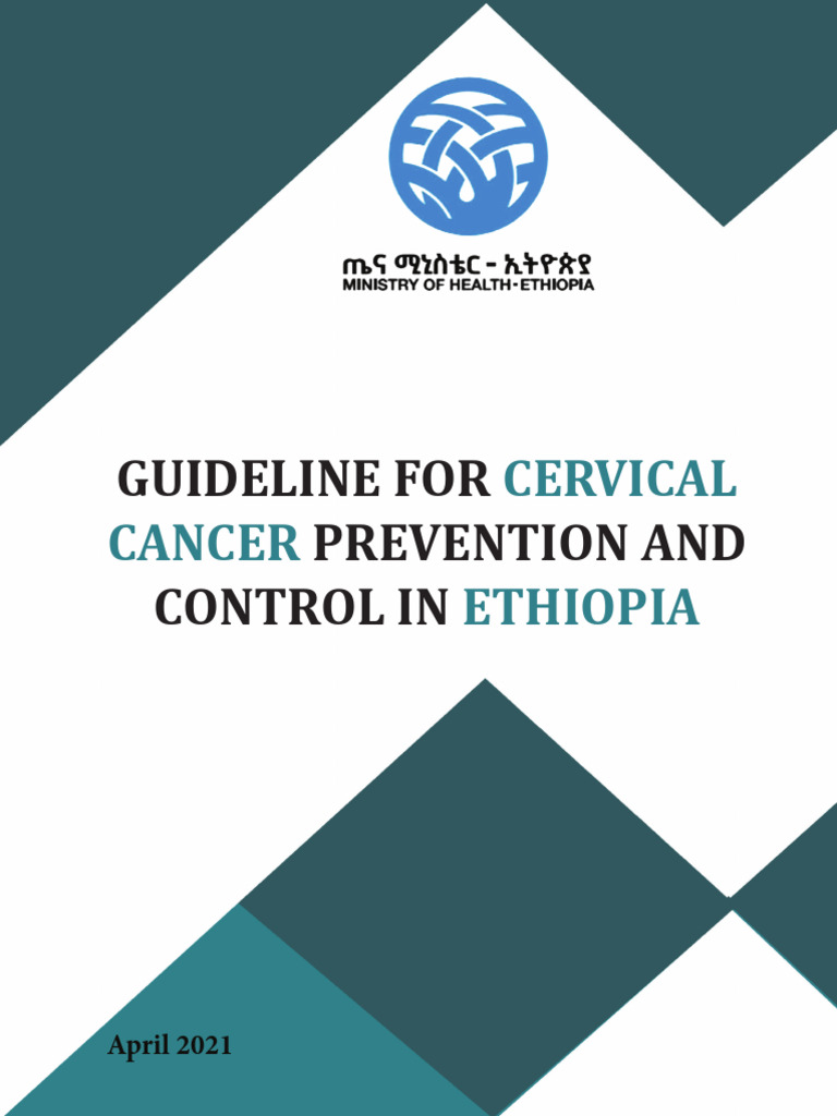 Cervical Cancer Control Guidelines in Ethiopia | PDF | Cervical Cancer ...