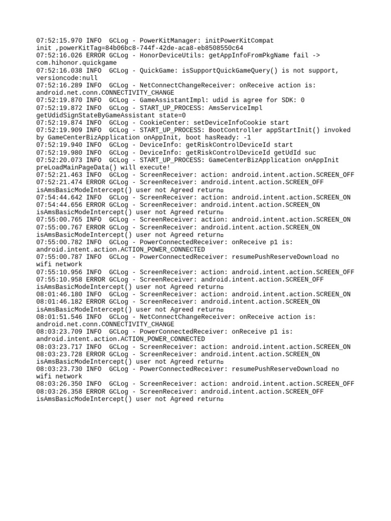 Curated visual reference: Gallery Detail: Gclog Error And Info Report Analysis