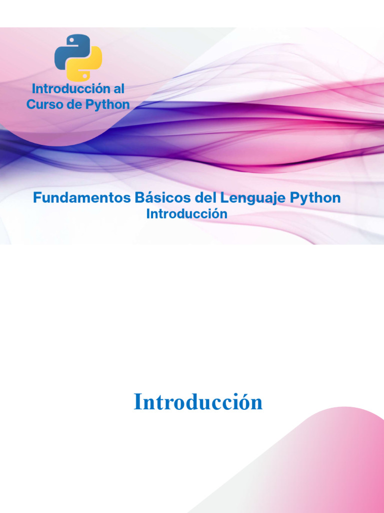 Curso Virtual de Fundamentos de Python | PDF