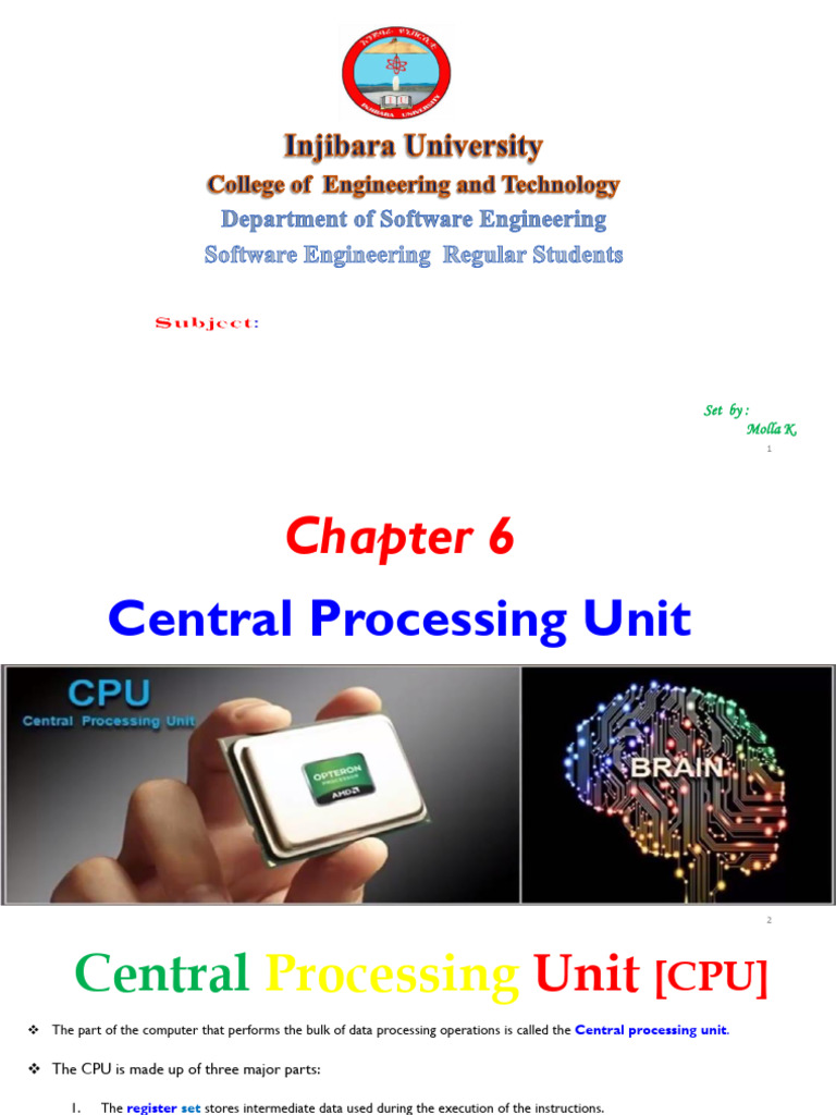 Understanding CPU Architecture and Functions | PDF | Central Processing ...