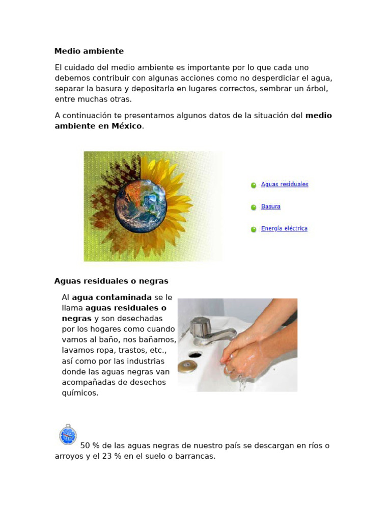 Cuidado del Medio Ambiente en México | PDF | Residuos | México
